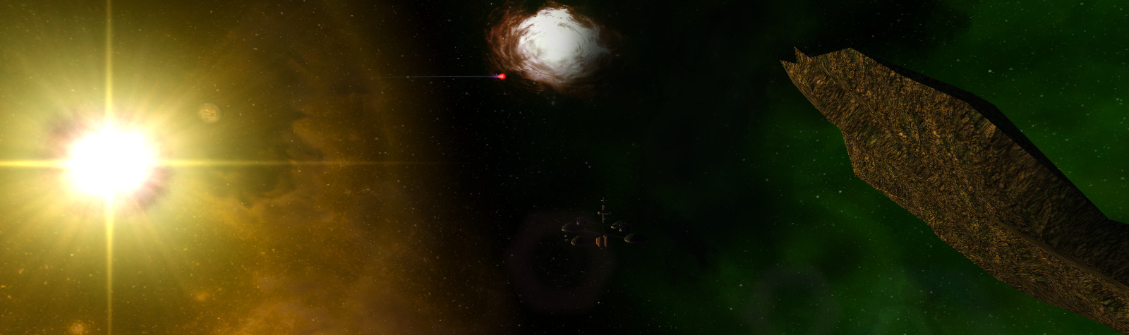 Omicron Theta, a green nebula border near Freeport 9