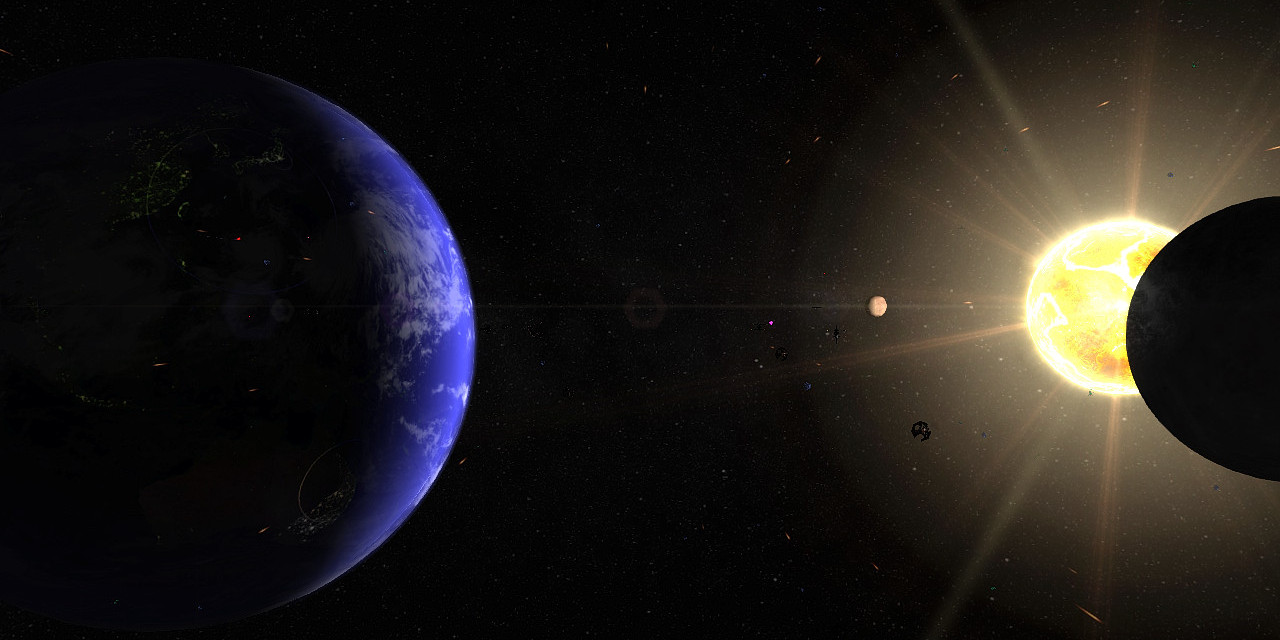 Sol system, near Earth