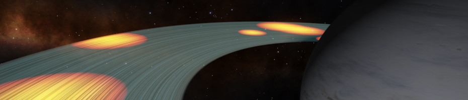 Hot Spots in Asteroid Ring